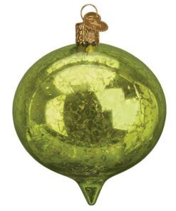 Grøn reflektor julekugle